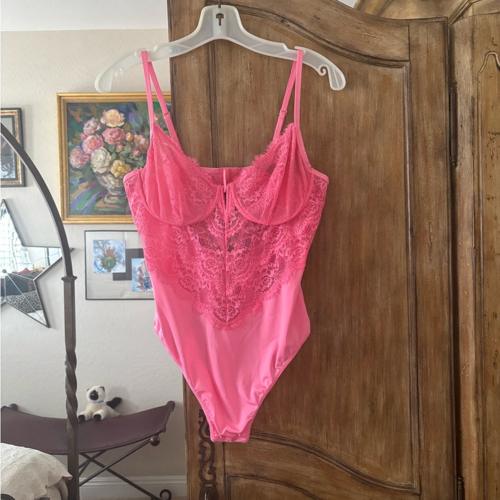 INC International Concepts Pink Lace Chemise